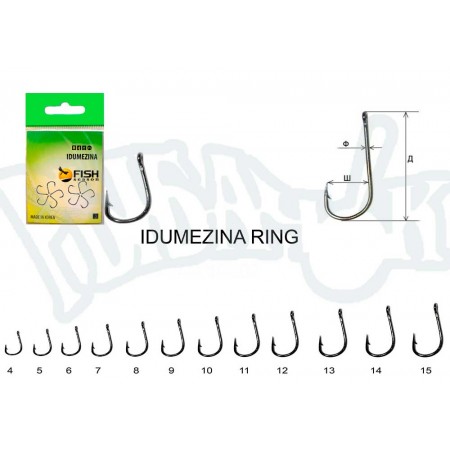 Крючки FS Idumezina-Ring #13 BN-1
