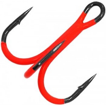 Крючки "Тройник крашеный ST-36 (BN)   8", 5 шт/уп желтый