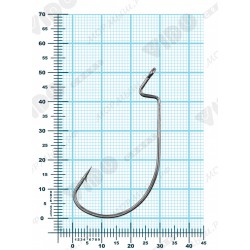 Крючки VD-102 Wide Range Worm (BLN)   4/0, 3 шт/уп