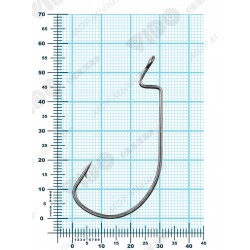 Крючки VD-102 Wide Range Worm (BLN)   5/0, 3 шт/уп