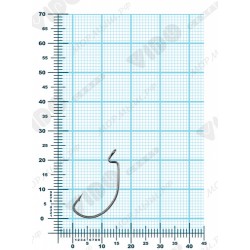 Крючки VD-102 Wide Range Worm (BLN)   8, 5 шт/уп