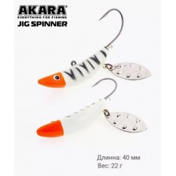 Приманка Akara Jig Spinner 40 мм 22 гр. 06P фосфорный