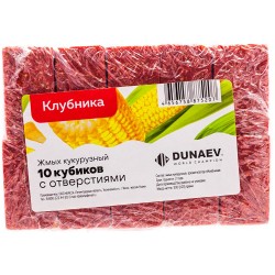  Жмых DUNAEV кукурузный клубника 300г