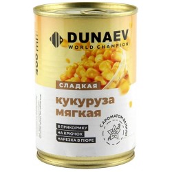 Кукуруза Мягкая DUNAEV металлобанка 400мл, ваниль