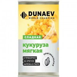 Кукуруза Мягкая DUNAEV металлобанка 400мл, оригинальная