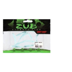 Приманка ZUB-CRAZY LEECH 50мм-10шт, (цвет 502) голубой-2