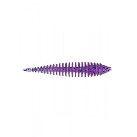 Приманка ZUB-MAGGOT SLIM 50мм-10шт, (цвет 610) фиолетовый с блестками