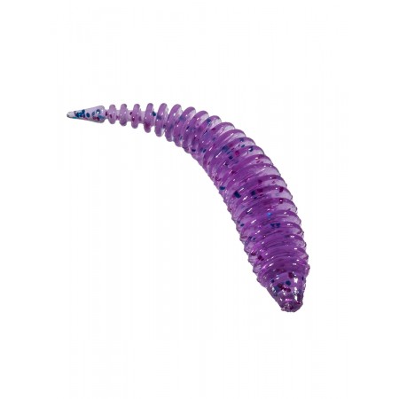 Приманка ZUB-MAGGOT SLIM 50мм-10шт, (цвет 610) фиолетовый с блестками-1