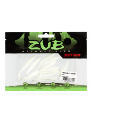 Приманка ZUB-MAGGOT SLIM 50мм-10шт, (цвет 801) белый-2