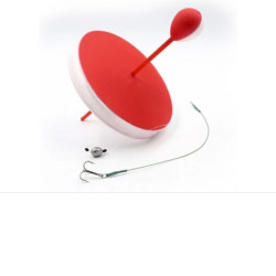 Кружок рыболовный оснащ. ЯМАН d-180мм, груз оливка 8г, леска 10м, d-0,4 мм, поводок 1х7-12кг (10шт)/80/