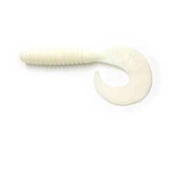 Твистер YAMAN PRO Spiral, р.2.5 inch, цвет #01 - White (уп.10 шт)