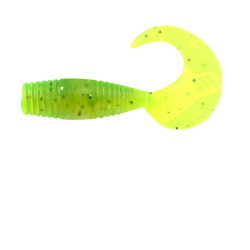 Твистер YAMAN PRO Spry Tail, р.1,5 inch, цвет #10 - Green pepper (уп. 10 шт.)
