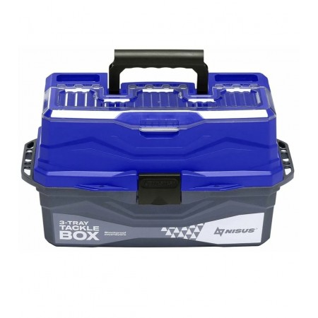 Ящик для снастей Tackle Box трехполочный NISUS синий/3/-2