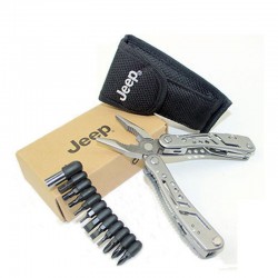  Мультитул пассатижи JEEP 10в1 с набором бит  1
