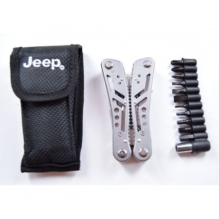  Мультитул пассатижи JEEP 10в1 с набором бит  1-1