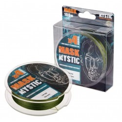 Плетёный шнур AKKOI MASK MYSTIC x4 100m deep-green 0.18mm