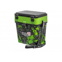 Ящик для зимней рыбалки "SHARK" Helios, 19 л, зелёный/8/6/