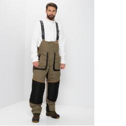 Костюм зимний Siberia LUX ткань Breathable цвет Хаки/Черный (Размер: 56-58, Рост: 182-188)-1