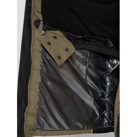 Костюм зимний Siberia LUX ткань Breathable цвет Хаки/Черный (Размер: 56-58, Рост: 182-188)-4