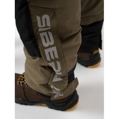 Костюм зимний Siberia LUX ткань Breathable цвет Хаки/Черный (Размер: 56-58, Рост: 182-188)-5