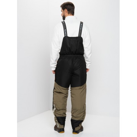 Костюм зимний Siberia LUX ткань Breathable цвет Хаки/Черный (Размер: 52-54, Рост: 170-176-2