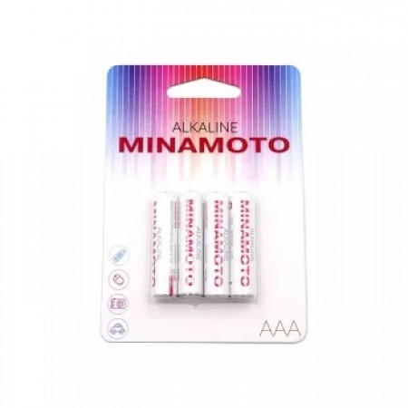 Батарейка MINAMOTO LR03 (AAA) Alkaline/4/48/576