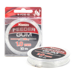 Фидергам Namazu FEEDER GUM, L-10 м, d-1,0 мм, прозрачный