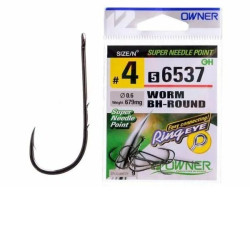 Крючок OWNER Worm BH-Round BC  4 9 шт.