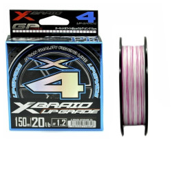 Плетеная леска X-Braid Updrade PE #0.8  4 жил 200м