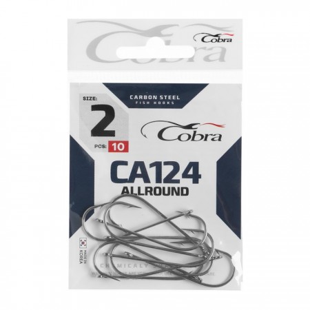 Крючки Cobra ALLROUND сер. CA124 разм. 002 10шт.