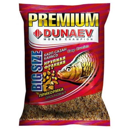 Прикормка "DUNAEV-PREMIUM" Карп-Сазан Крупная Фракция
