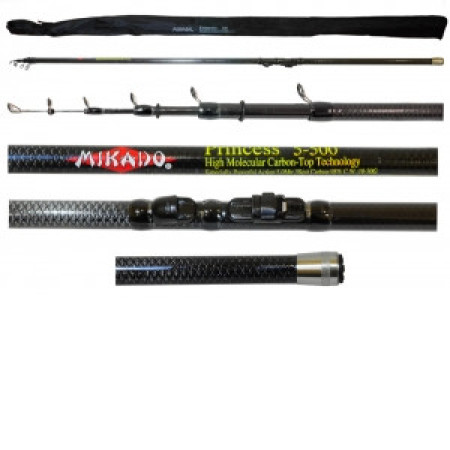 Удилище телескопическое PRINCESS карбон 4,0м (место-47) Mikado-1