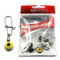 Крепеж для скользящего поплавка Namazu FLOAT SLIDER ADAPTER, цв. BN, р. M (уп.10 шт)/1250/1000/