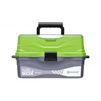 Ящик для снастей Tackle Box трехполочный NISUS зеленый/3/