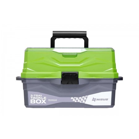 Ящик для снастей Tackle Box трехполочный NISUS зеленый/3/