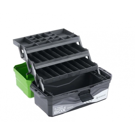Ящик для снастей Tackle Box трехполочный NISUS зеленый/3/-2