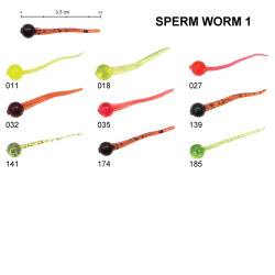 Головастик RELAX Sperm Worm  3/4 (уп. 25 шт.) SW34-TS018