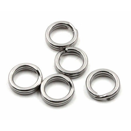 Заводное кольцо Namazu RING-A, цв. Cr, р. 3 ( d=9 mm), test-27 кг (уп.10 шт)/2000/1500/1000/