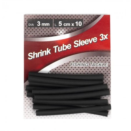 Трубка термоусадочная Namazu Pro "Shrink Tube Sleeve 3x" d-1.5 мм, 50 см (10 шт.х5 см)