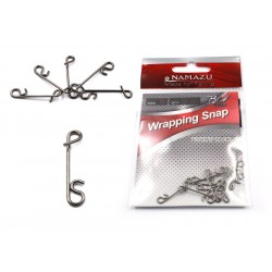 Безузловая застежка Namazu WRAPPING SNAP, цв. BN, р. XL, test-23 кг (уп.10 шт)/1000/