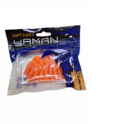 Твистер YAMAN PRO Spry Tail, р.2 inch, цвет #03 - Carrot gold flake (уп. 10 шт.)/50/