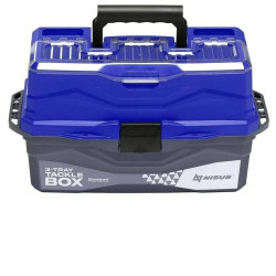 Ящик для снастей Tackle Box трехполочный NISUS синий/3/