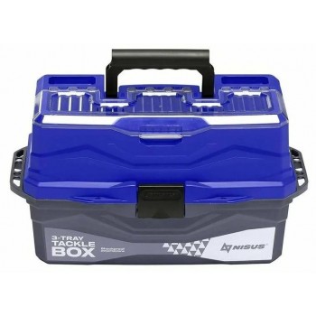 Ящик для снастей Tackle Box трехполочный NISUS синий/3/