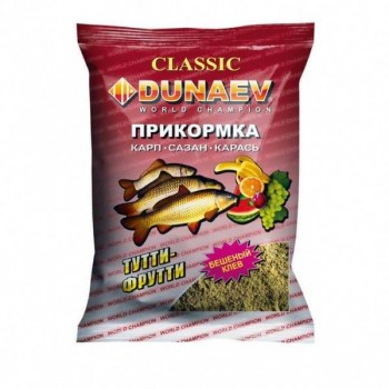 Прикормка "DUNAEV КЛАССИКА" 0.9кг Универсальная Тутти-Фрутти