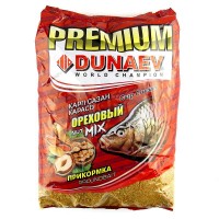 Прикормка "DUNAEV-PREMIUM" 1кг Карп-Сазан Ореховый Микс