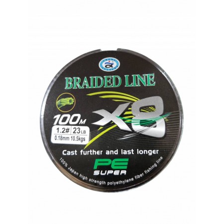 Плетенка BARID LINE 100м 8x 0.12mm