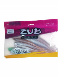 Приманка ZUB-HORDA SLAG 144мм(5,6")-4шт, (цвет 031) карамель верх-натурал низ