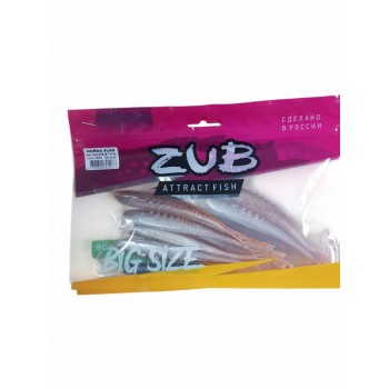 Приманка ZUB-HORDA SLAG 144мм(5,6")-4шт, (цвет 031) карамель верх-натурал низ