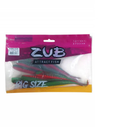 Приманка ZUB-HORDA SLAG 144мм(5,6")-4шт, (цвет 035) красный верх-зеленый низ