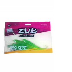 Приманка ZUB-HORDA SLAG 144мм(5,6")-4шт, (цвет 351) шартрез с блестками